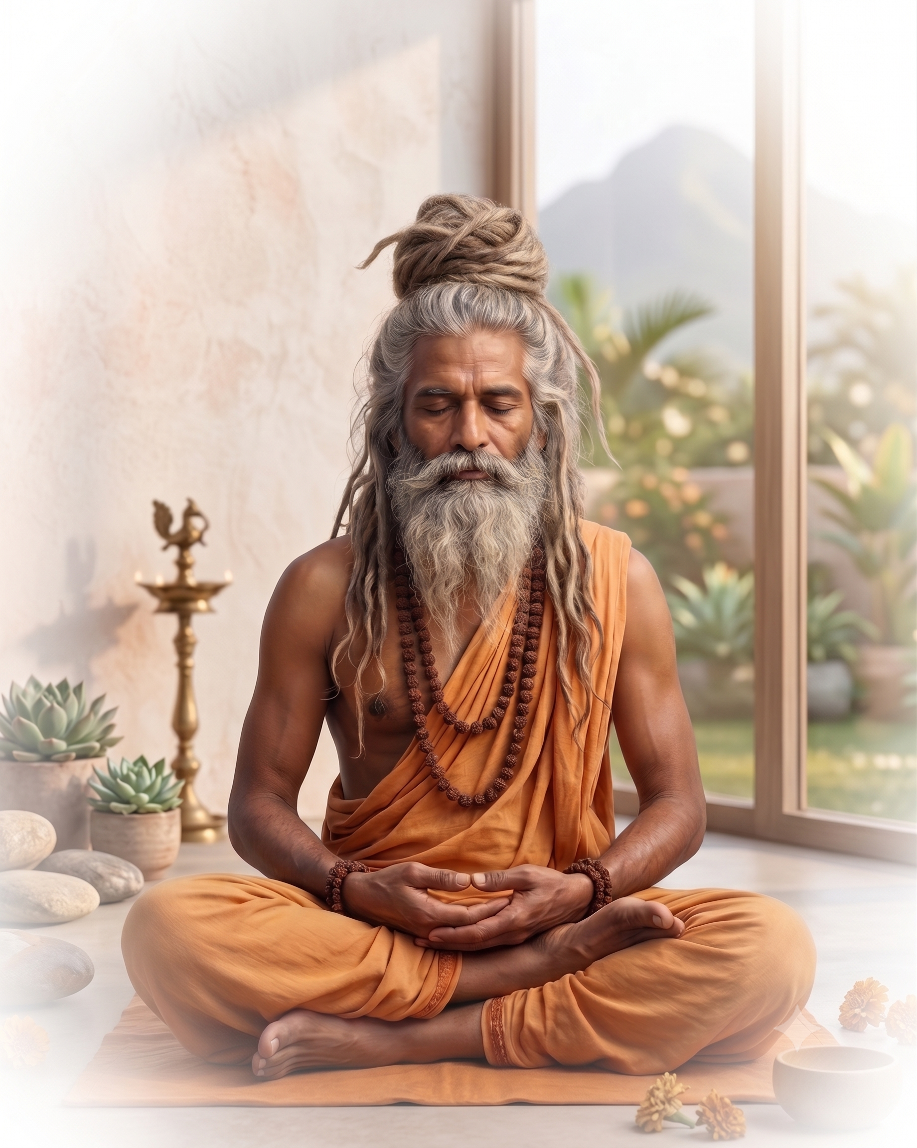 Yoga practice at Mahayogi Gorakhnath Yoga Sansthan