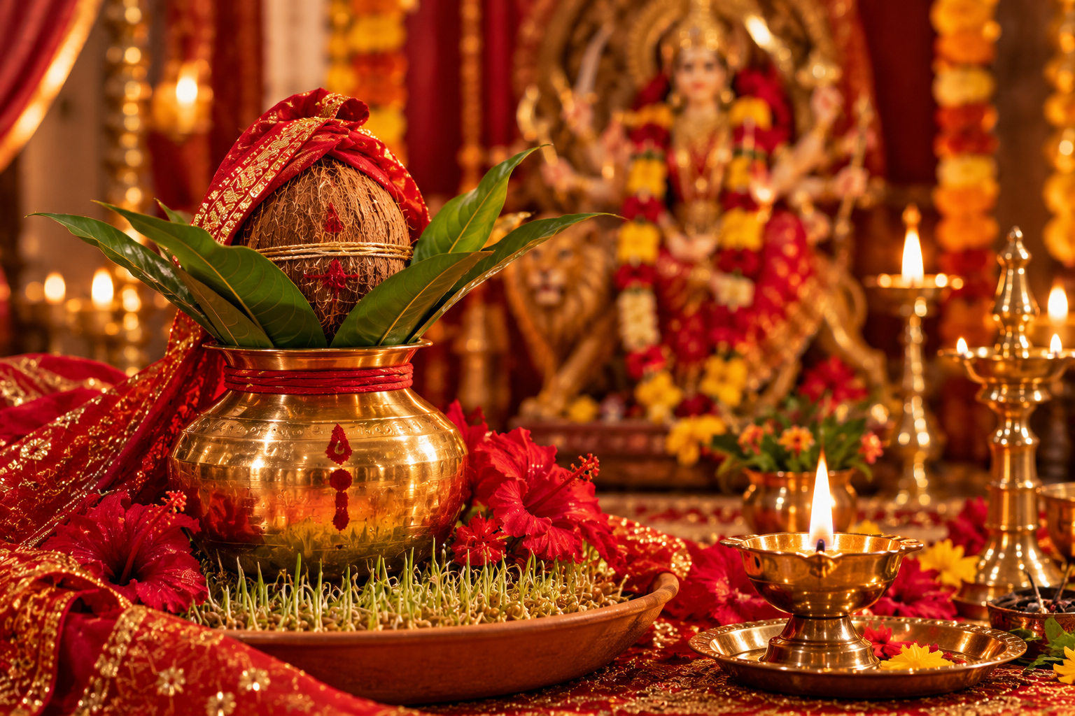 Durga Puja / Navratri Kalash Sthapana